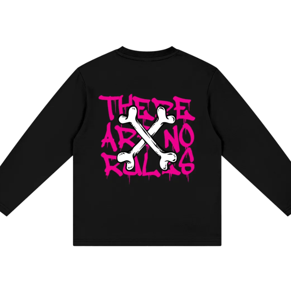 No Rules - Kids' Drop Shoulder Long Sleeve T