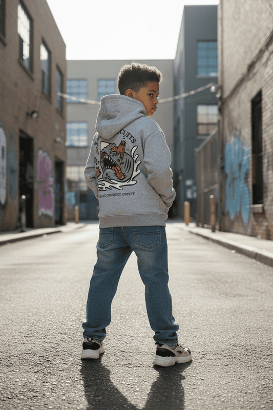 Shark Biscuits — Kids' Cozy Hoodie - Tubular