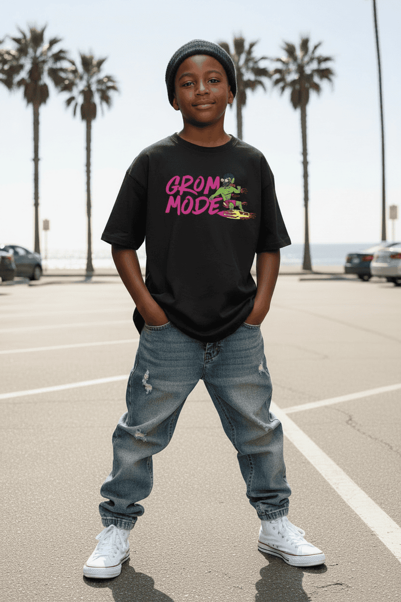 Grom Mode 'Chug' — Pure Cotton Kids' T-Shirt - Tubular