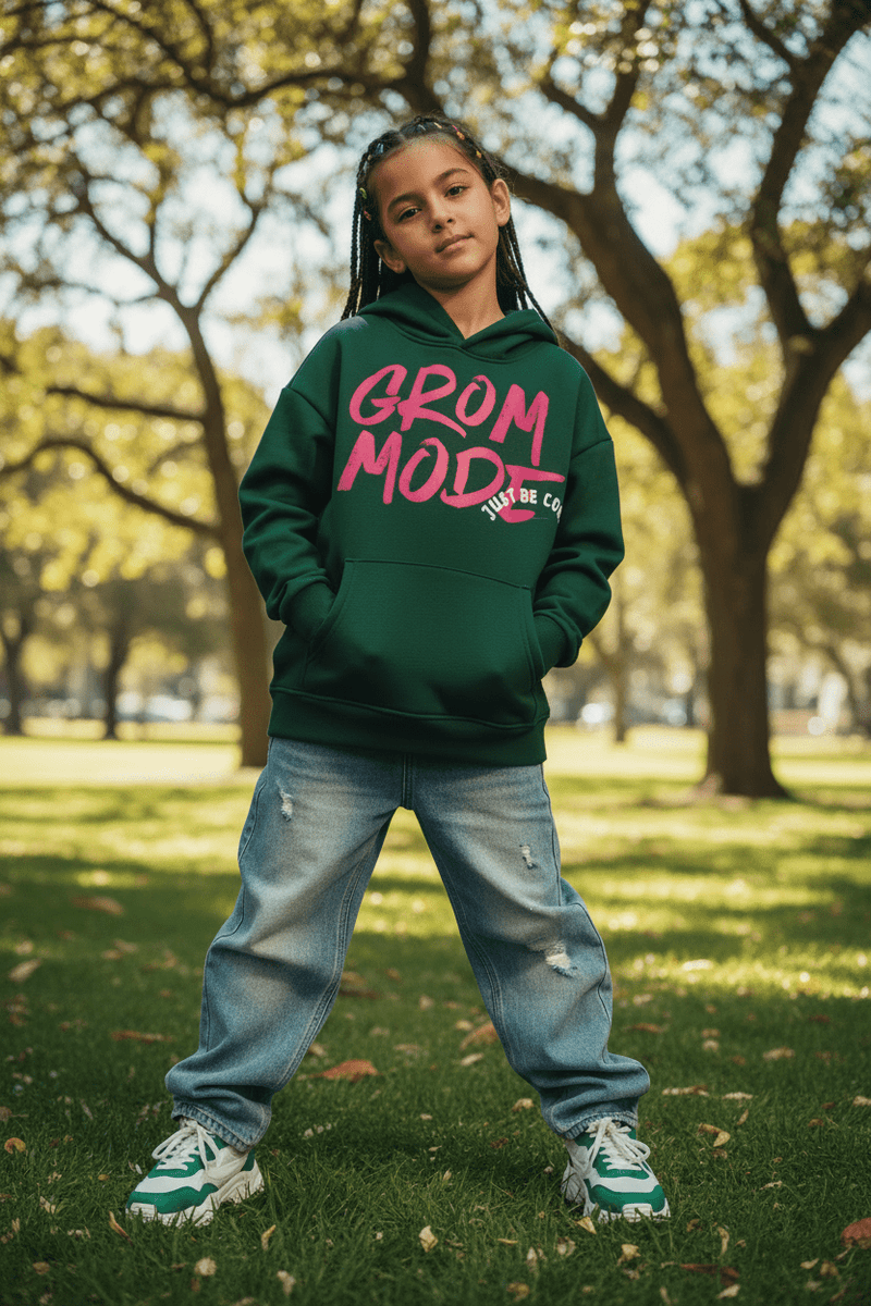 Grom Mode 'Chug' — Kids' Cozy Hoodie - Tubular
