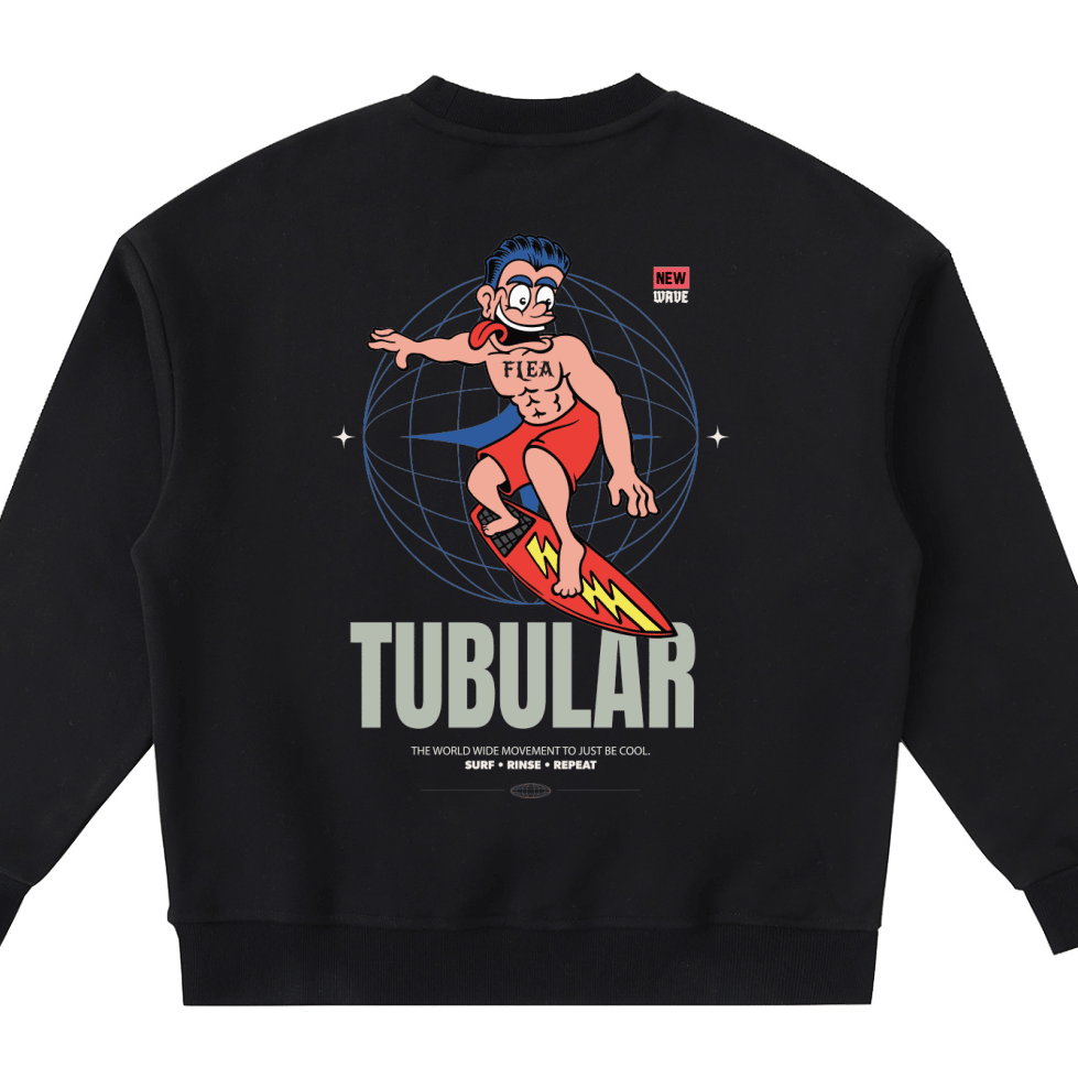 Flea's World 'Dark' — Kids' Cozy Crewneck Sweatshirt