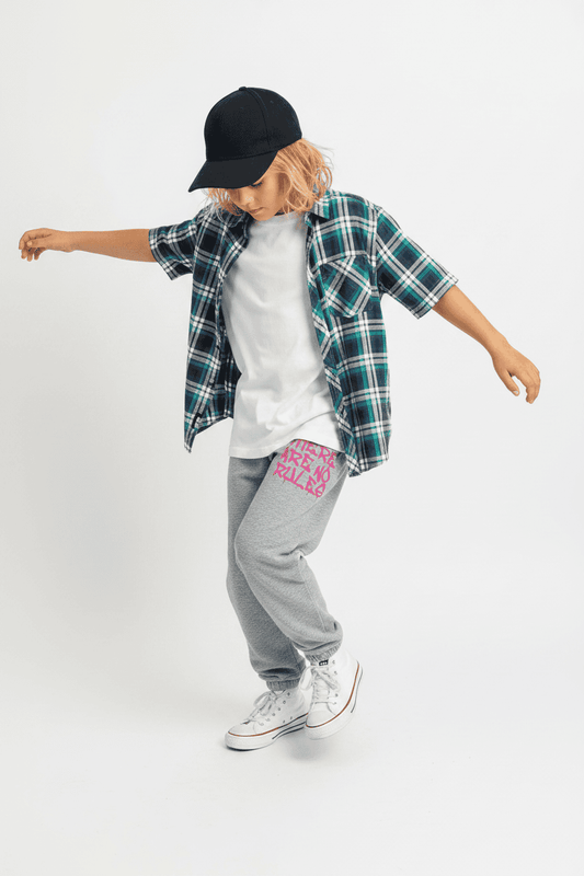 No Rules — Kids' Loose Wide Leg Sweats ODMPOD