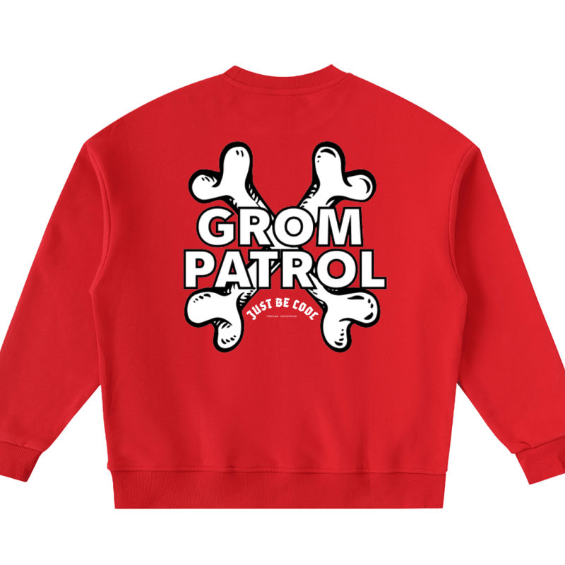 Grom Patrol — Kids' Cozy Crewneck Sweatshirt - Tubular