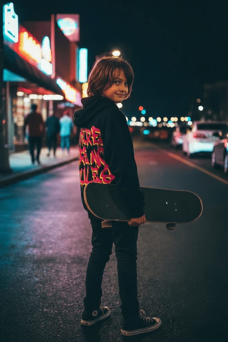 No Rules Institute — Kids' Cozy Hoodie - Tubular
