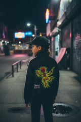 Skeleton Zap — Kids' Cozy Coach Jacket - Tubular