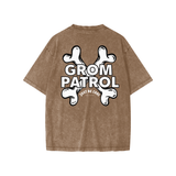 Grom Patrol — Snow Washed Kids' T-Shirt - Tubular