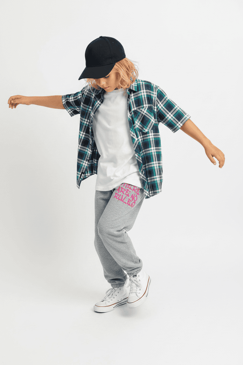 No Rules — Kids' Loose Wide Leg Sweats - Tubular