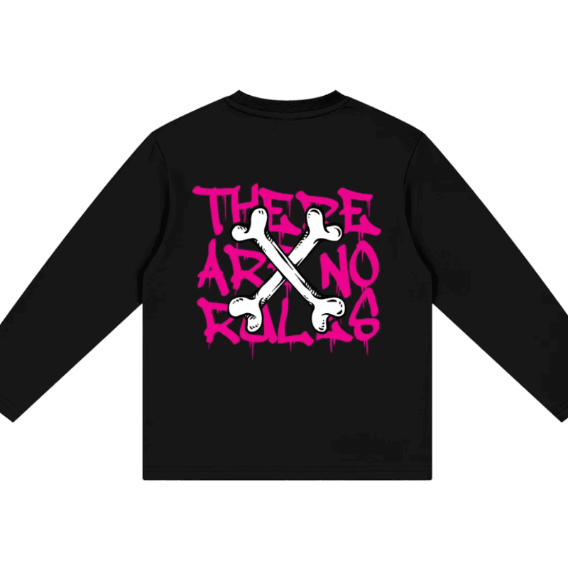No Rules - Kids' Drop Shoulder Long Sleeve T - Tubular