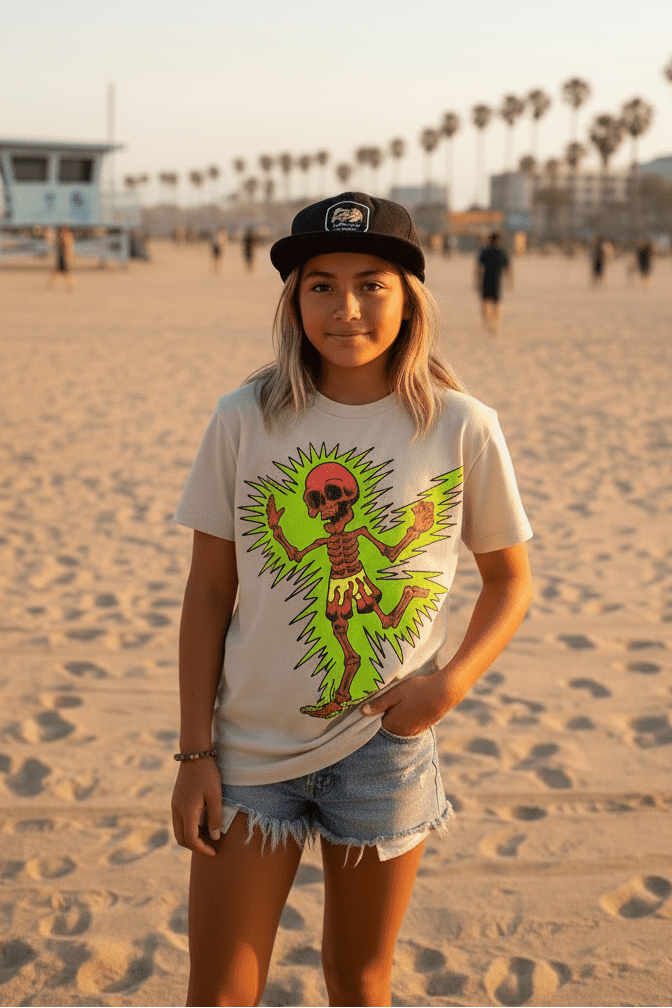 Skeleton Zap - 100% Pure Cotton T - Tubular