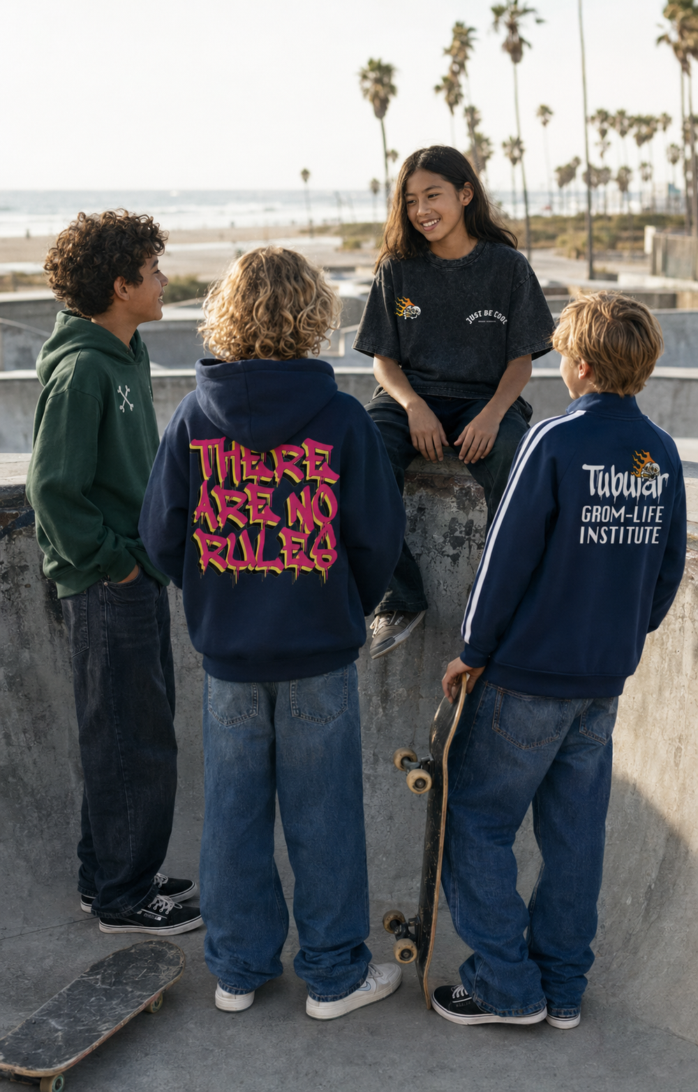 Kids playing Tubular