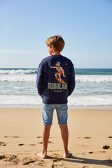 Flea's World 'Dark' — Kids' Cozy Crewneck Sweatshirt - Tubular
