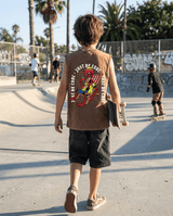 Skeleton Dude — Snow Washed Kids' Tank - Tubular