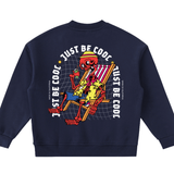Skeleton Dude — Kids' Cozy Crewneck Sweatshirt - Tubular