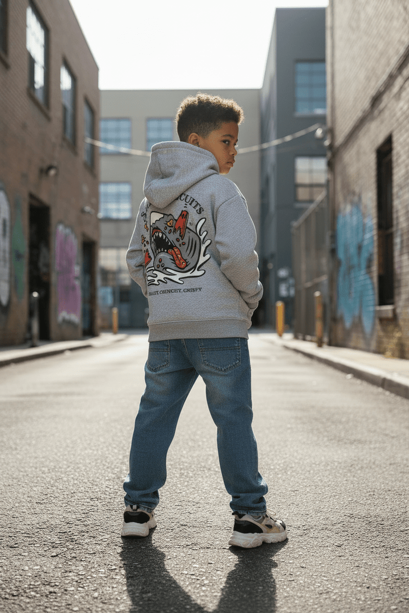 Shark Biscuits — Kids' Cozy Hoodie - Tubular