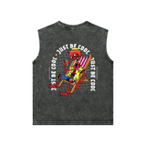 Skeleton Dude — Snow Washed Kids' Tank - Tubular