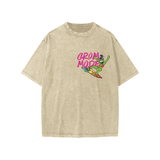 Grom Mode 'Sue - Nami' — Snow Washed Kids' T-Shirt - Tubular