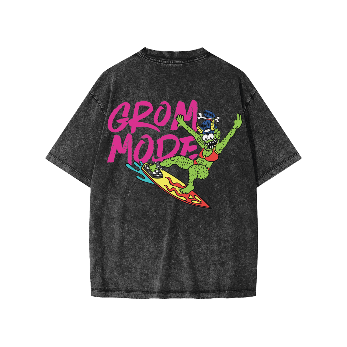 Grom Mode 'Sue-Nami' — Snow Washed Kids' T-Shirt