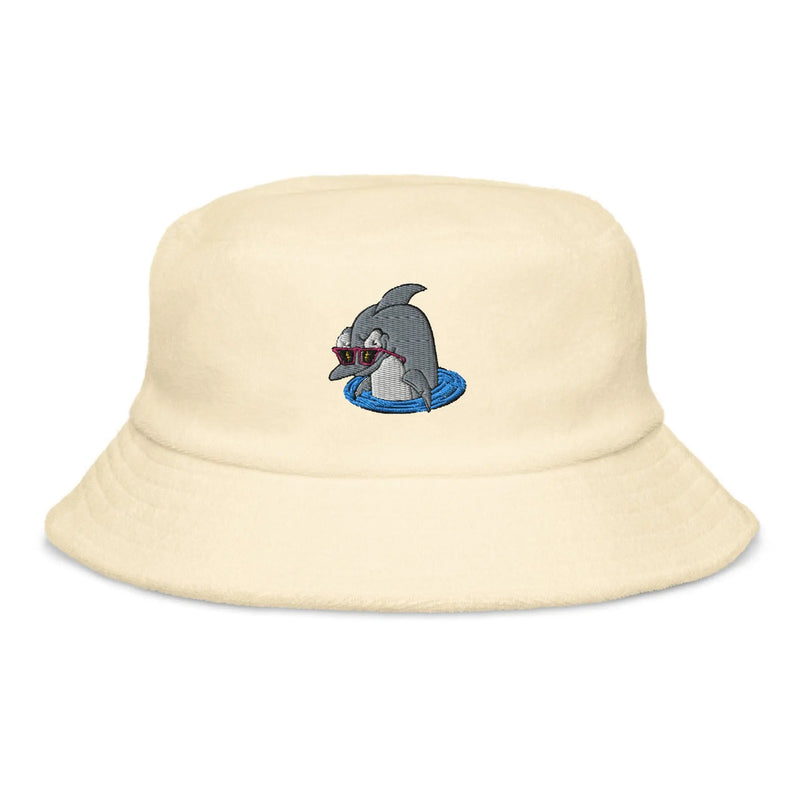 Cool Dolphin — Terry Cloth Bucket Hat - Tubular